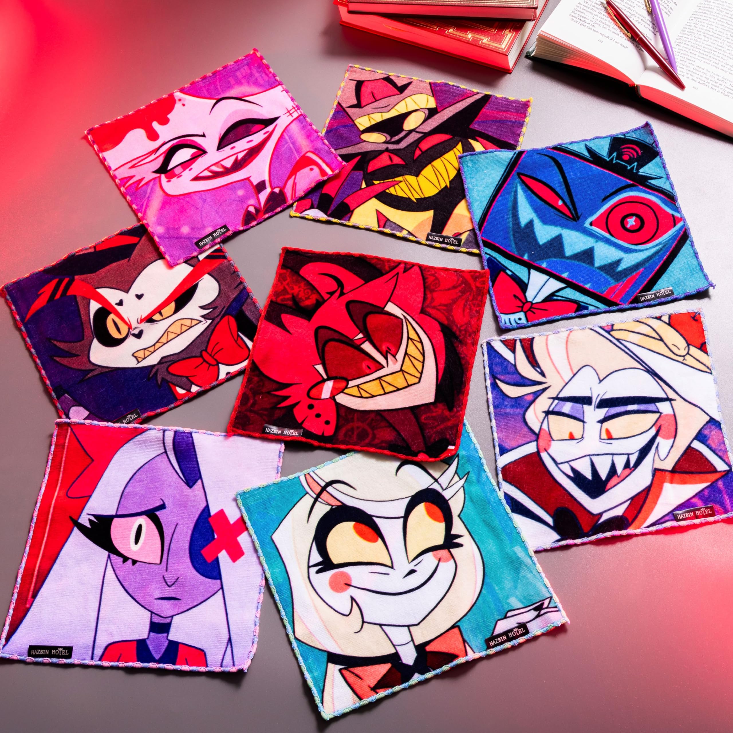 Amazon｜HAZBIN HOTEL ファニーフェイスなハンドタオル（ヴォックス